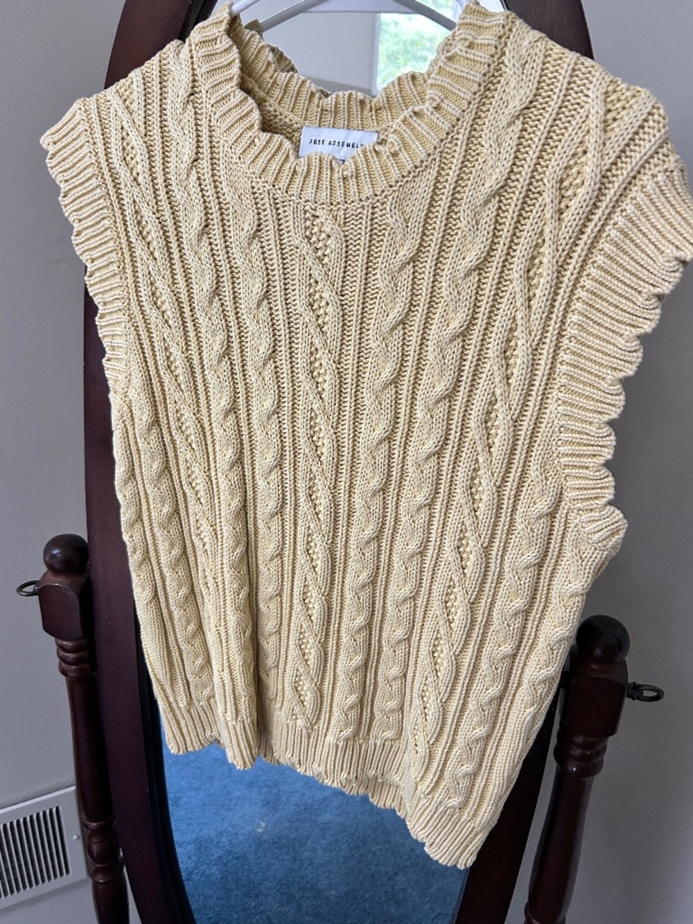 Butter Yellow Sweater Vest